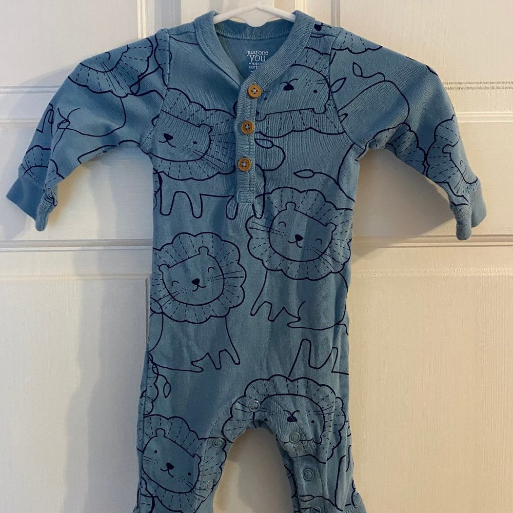 Blue Lion Onesie